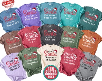 Comfort Colors® Dear Santa Shirt | Matching Family Christmas Tee