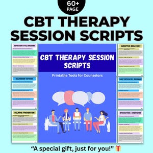 Scripts voor sessies CGT-therapie, werkbladen digitale therapie, tools voor cliëntbetrokkenheid, counseling