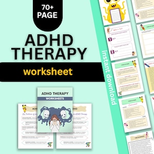 ADHD Therapy Workbook: Adult Planner & Emotional Regulation Journal