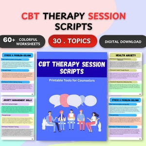 Sessiescripts CGT-therapie | 30 onderwerpen (digitale download)