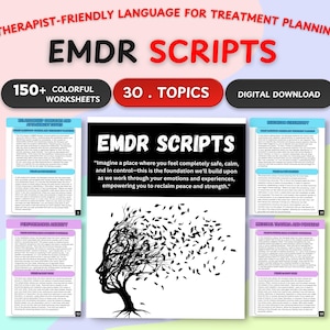 EMDR Schriften | Augenbewegungs Desensibilisierung und Reprozessierung Therapie Arbeitsblätter Phasen