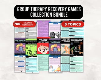 Paquete de juegos grupales de recuperación terapéutica (230 juegos) (PDF)