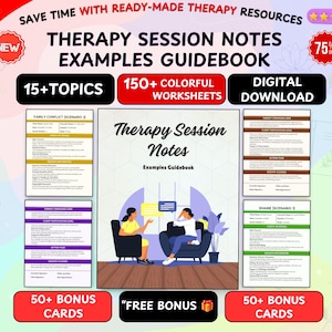 Exempel på anteckningar för terapisessioner, handbok för utvecklingsanteckningar i rådgivningssessioner (PDF)