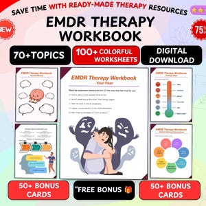 EMDR Therapy Workbook for Therapists | Trauma Treatment Planning Worksheets (Digital Download)