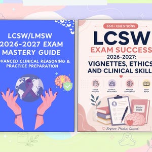 LCSW LMSW ASWB Exam Prep Bundle 2026-2027, 650+ Questions, Clinical Study Guide (Digital Download) image 5