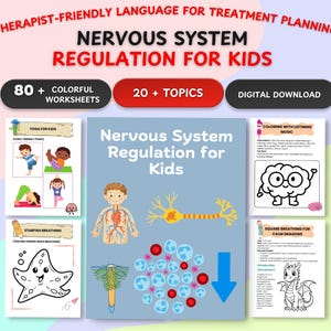 Nervous System Regulation for Kids: Coping Skills Workbook, Polyvagal Theory