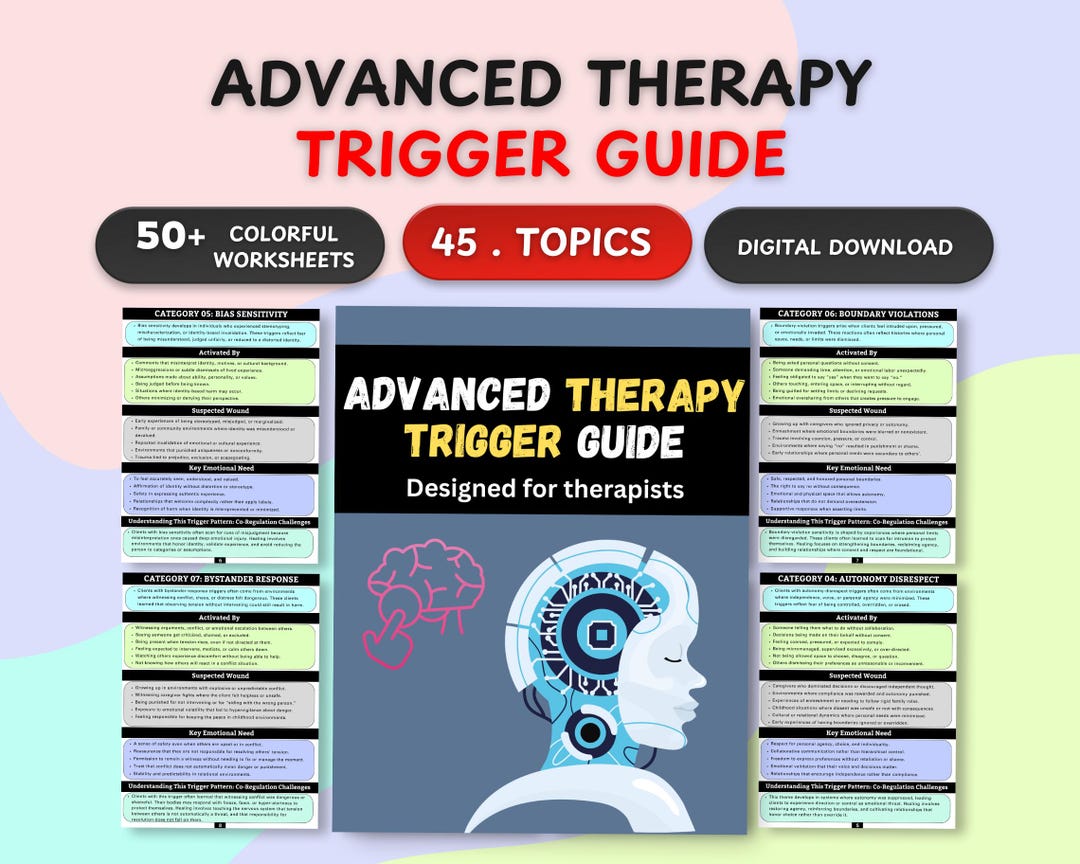 Advanced Therapy Trigger Reference Guide - Etsy