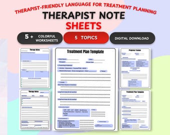 Therapist Progress Note Template: Counseling Documentation