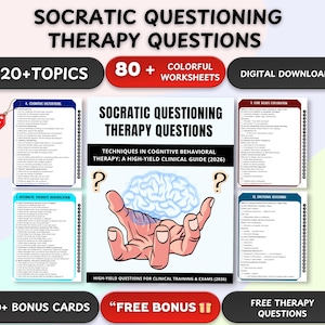 Questions sur la thérapie par le questionnement socratique 1200 QUESTION PDF avec lien hypertexte