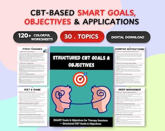 SMART Goals Therapy Guide (CBT Approach) Treatment Planning SMART Social Work