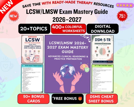 LCSW/LMSW Exam Mastery Guide 2026-2027 – ASWB Social Work Prep (Digital Download)