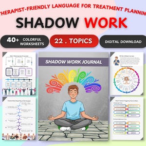 Shadow Work Workbook & Journal Bundle:  Printable Healing Guide (Digital)