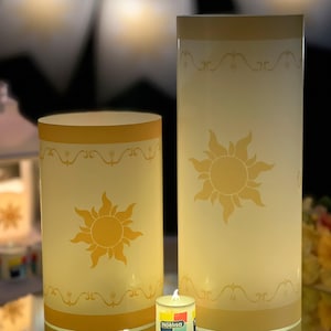 Luminary Tangled Table Light, Wedding Luminary, Rapunzel Lantern Lights, Waterprof Table Decoration Luminaries, Tangled Lantern