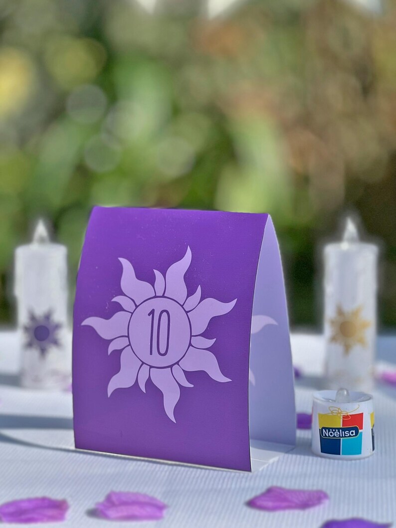 Math Tangled Table Tangled Table Number: Rapunzel Wedding Decor, Fairytale Lantern, Table ...