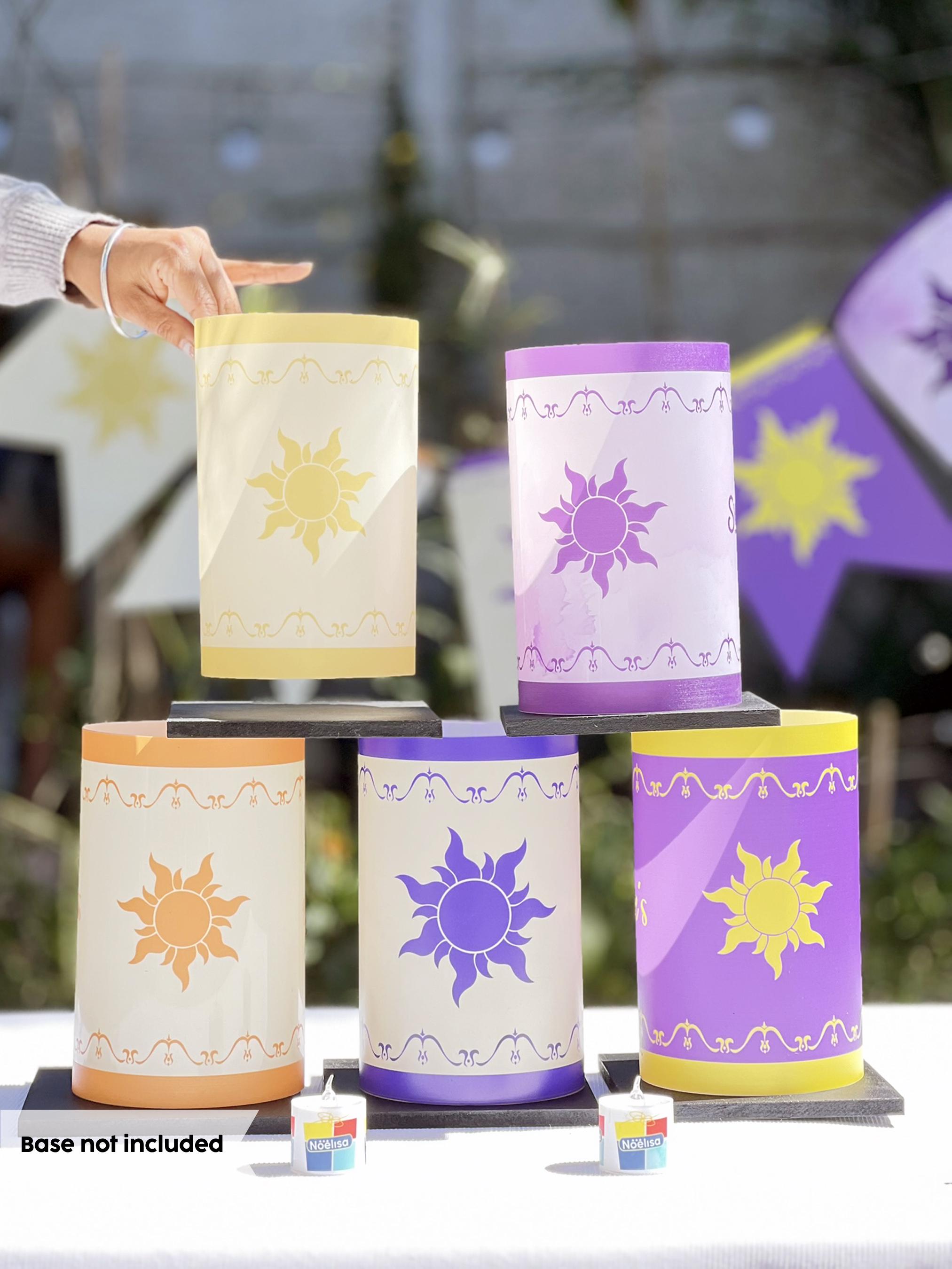 Tangled Luminary Table Center, Rapunzel Fairytale Lantern Lights