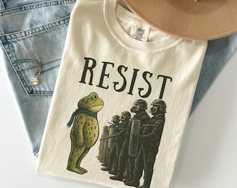 Comfort Colors® Frog resist protest shirt political justice protest shirt