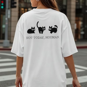 Comfort Colors® Black funny cat shirt, grumpy cat shirt, sarcastic introvert cat humor, lazy gothic cat attitude meme lover gift tee