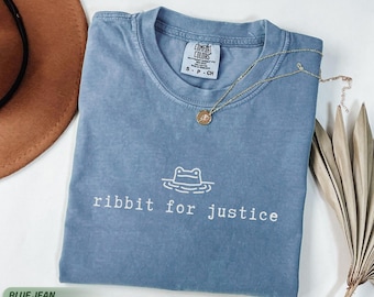 Comfort Colors Frog Protest Shirt: Political Justice Tee