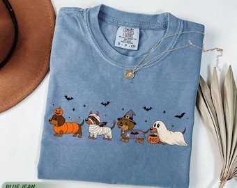 Comfort Colors® Halloween Bassotto divertente regalo per gli amanti dei cani