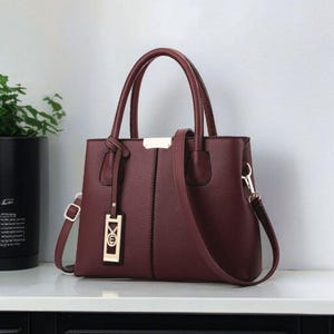 Bolso de hombro para mujer: bolso grande tipo cartera con asa superior, bolso de diario para el trabajo, viajes y uso informal.