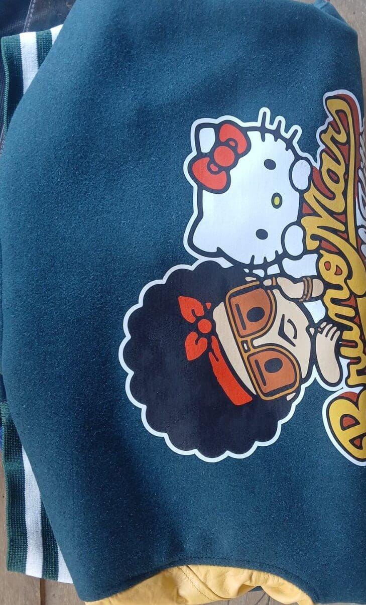 Handmade Bruno Mars Hello Kitty Varsity Jacket for Gift - Etsy