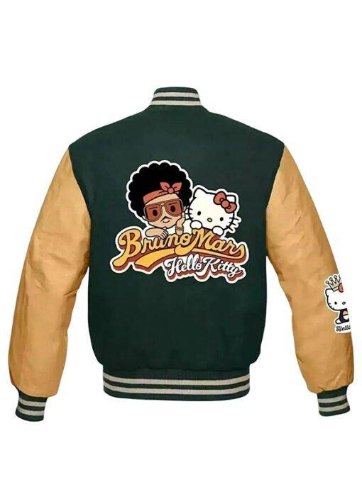 ジャケット・アウター BRUNO MARS x HELLO KITTY VARSITY JACKET Handmade Bruno Mars Hello Kitty Varsity Jacket for Gift - Etsy