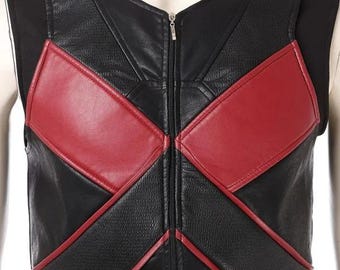 Deadpool Leather Vest Cosplay Costume