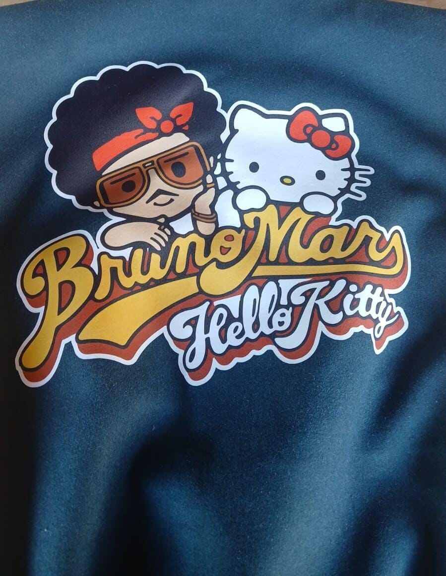Handmade Bruno Mars Hello Kitty Varsity Jacket for Gift - Etsy