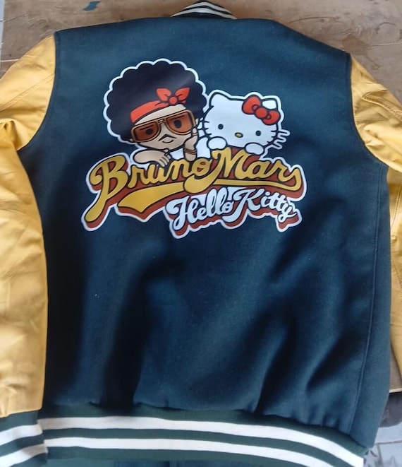 Handmade Bruno Mars Hello Kitty Varsity Jacket for Gift - Etsy