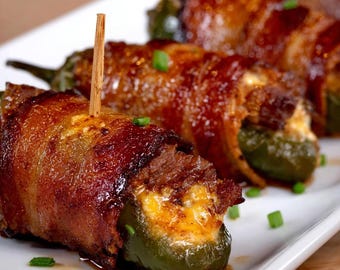 BEST RECIPE For Texas Twinkies | Bacon‑Wrapped Jalapeños Stuffed with Brisket | Instant Digital Download PDF