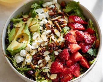 sachin and babi light blue dress This homemade Strawberry Champagne Vinaigrette will brighten up any salad!  Inspired by the Zupas strawberry harvest salad!