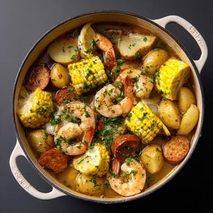 BEST RECIPE For Low Country Boil | Easy Southern Shrimp, Sausage & Corn Boil | Instant Digital Download PDF