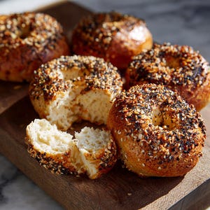 BEST RECIPE For Sourdough Bagel | Chewy Artisan Bagels with Natural Starter | Instant Digital Download PDF