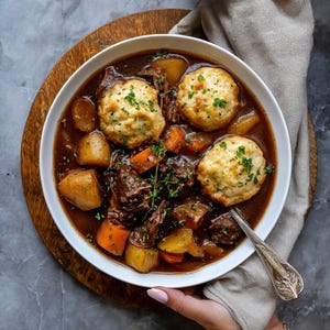 BEST RECIPE For Cooker Beef Stew & Dumplings | One‑Pot Comfort Meal | Instant Digital Download PDF
