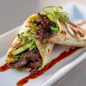 BEST RECIPE For Taiwanese Beef Rolls | Scallion‑Flatbread Wraps | Instant Digital Download Pdf