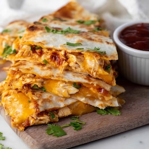 BBQ Chicken Quesadilla Recipe | Quick & Cheesy Weeknight Dinner | Instant Digital Download PDF