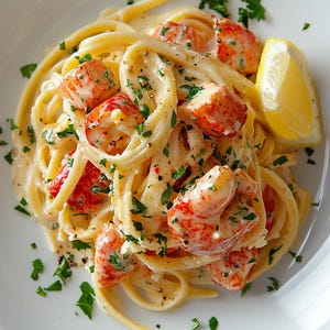 BEST RECIPE For Buttered Lobster Pasta | Elegant Seafood Dinner | Instant Digital Download PDF