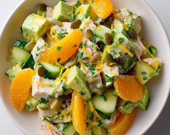 BEST RECIPE For Avocado Tuna Salad with Citrus | Bright No‑Mayo Tuna Salad | Instant Digital Download PDF