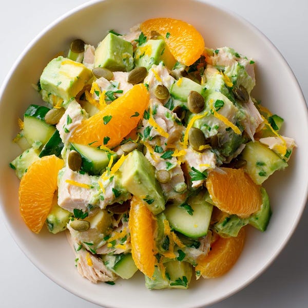 Avocado Tuna Salad Recipe | Citrus Dijon Dressing (Digital Download PDF)