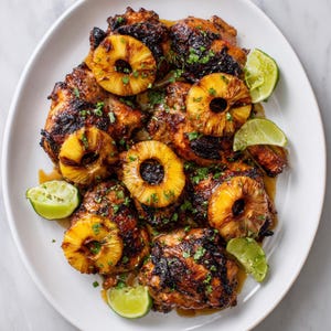BEST RECIPE For Baked Jamaican Pineapple Jerk Chicken | Tropical Spicy‑Sweet Sheet‑Pan Meal | Instant Digital Download Pdf