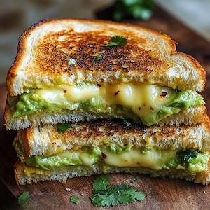 BESTE RECEPT voor romige avocado gegrilde kaas Recept | Makkelijk vegetarisch broodje | Directe digitale download