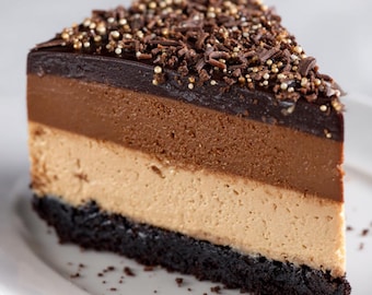 Recette de gâteau au fromage et au chocolat expresso sans cuisson | Dessert crémeux (téléchargement numérique)