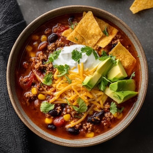 BEST RECIPE For Easy Taco Soup | One-Pot Tex-Mex Dinner  | Instant Digital Download PDF
