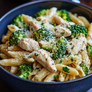 BESTE RECEPT voor recept voor romige broccoli en kippenne | Makkelijke pasta voor doordeweeks | Directe digitale download