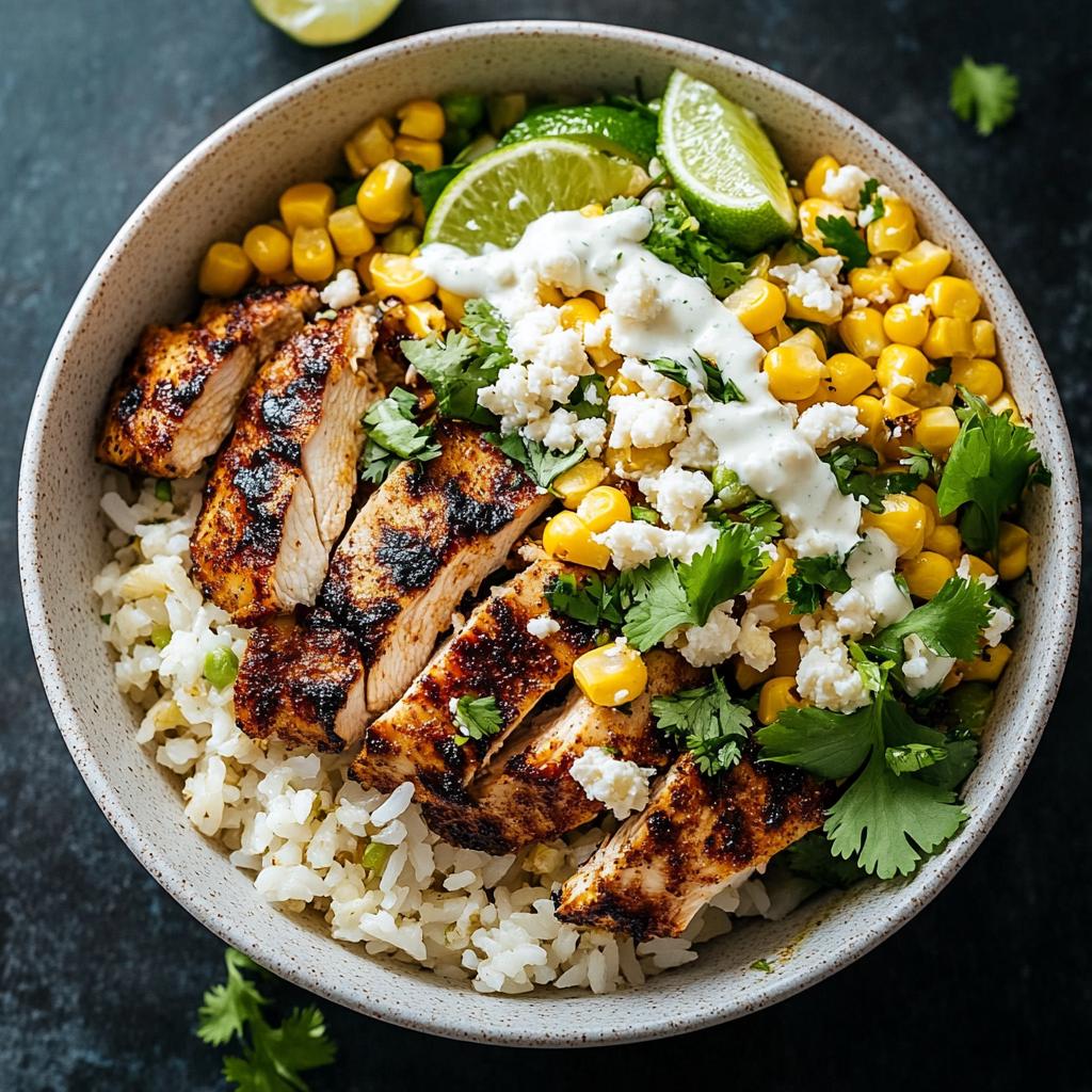 BEST RECIPE For Street Corn Chicken Rice Bowl | Easy Mexican‑Inspired Meal Prep | Instant Download