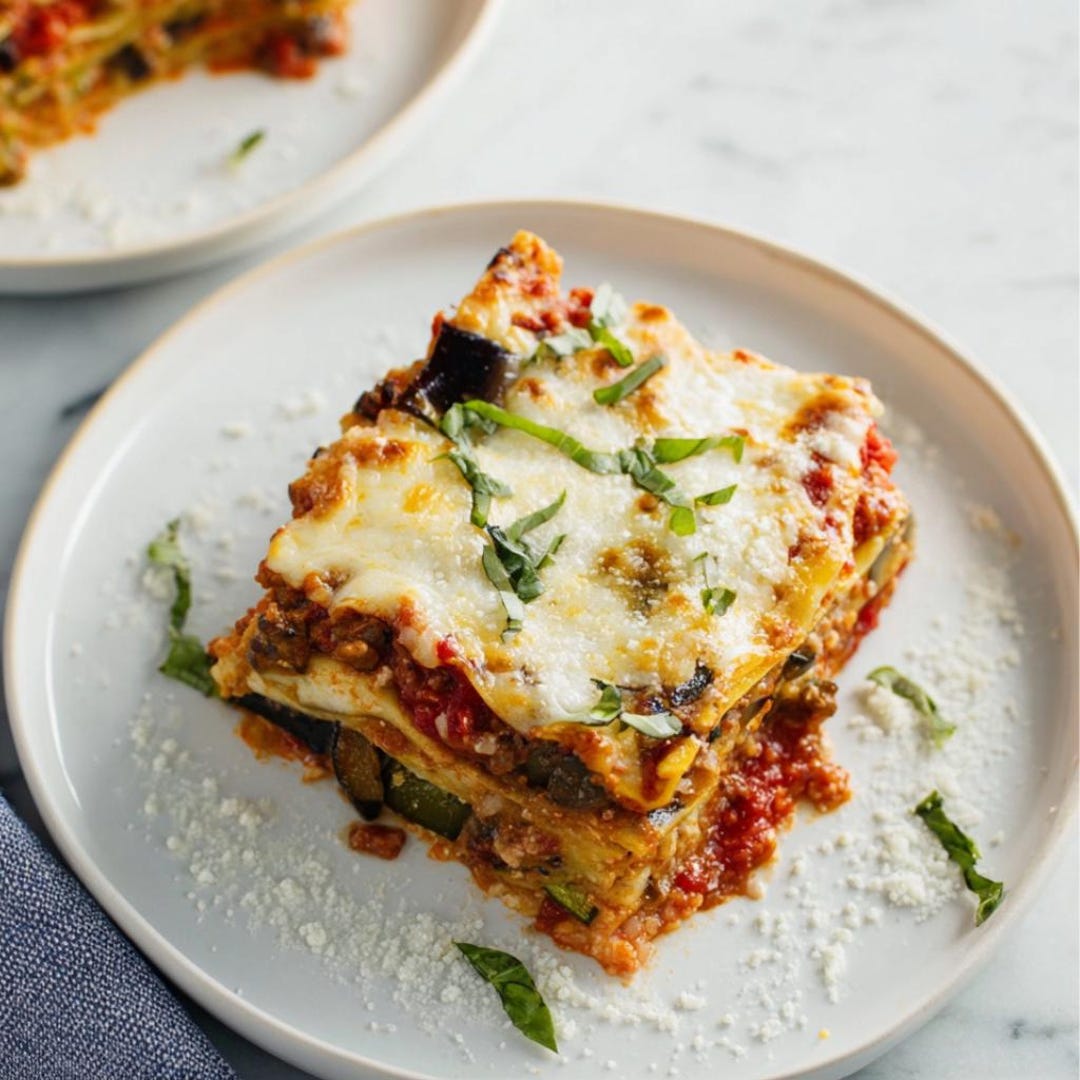 Ricotta Cheese Easy Roasted Vegetable Lasagna BEST RECIPE For