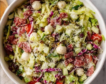 La Scala Gehackter Salat Rezept | Italienische Vinaigrette PDF (Digitaler Download)