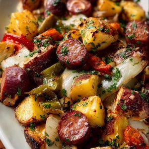 BEST RECIPE For Smoked Sausage & Potato Bake | One‑Pan Cajun‑Style Sausage and Veggie Dinner | Instant Digital Download PDF