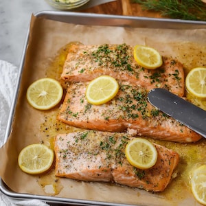 BEST RECIPE For Easy Oven Baked Salmon | Healthy Weeknight Dinner  | Instant Digital Download PDF