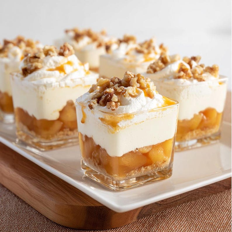 BEST RECIPE for Apple Delight | Layered Apple Compote, Vanilla Pudding ...